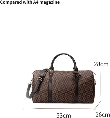 Men's Travel Duffel Bag CHENFANS Leather Large Capacity Weekend Luggage Tote Bag - Versatile Carry Large Travel Tote for Gym Vacations in Kuwait