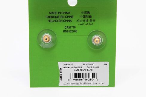 Kate Spade New York Kate Spade Earrings (Black/Diamond) in Saudi Arabia