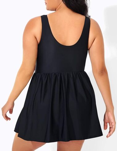 ملابس سباحة نسائية من Sovoyontee مقاس كبير تانكيني مكونة من قطعتين ملابس سباحة متموجة للتحكم في البطن لباس سباحة ملابس سباحة أمامية ملفوفة in Kuwait