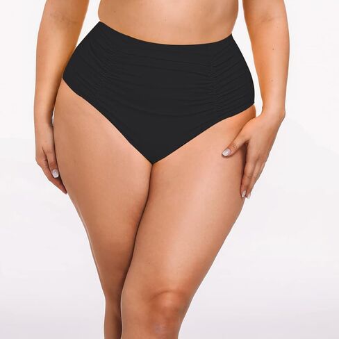 ملابس سباحة نسائية من Sovoyontee مقاس كبير تانكيني مكونة من قطعتين ملابس سباحة متموجة للتحكم في البطن لباس سباحة ملابس سباحة أمامية ملفوفة in Kuwait