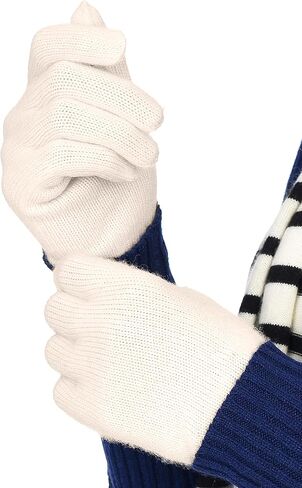 قفازات State Cashmere Classic Jersey Knit 100٪ أصفاد مضلعة من الكشمير الخالص in Kuwait