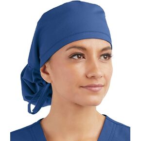 Strictly Scrubs Women's Scrub Cap with Ponytail Holder (One Size, 10 Colors/Prints) – Working Cap – Reusable Hair Cover