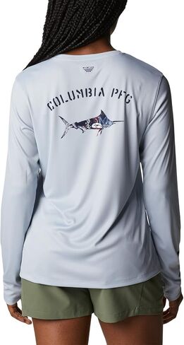 Columbia Women's Tidal Tee PFG Fill-o-Print Fish Ls in Saudi Arabia