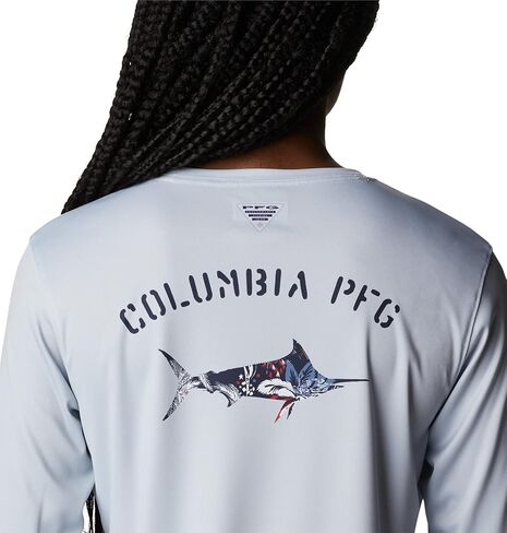 Columbia Women's Tidal Tee PFG Fill-o-Print Fish Ls in Saudi Arabia