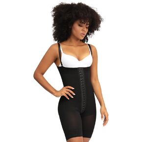 FAJA STRAPLESS المرحلة 2 منتصف الفخذ قصير 3 مستويات من الضغط العالي بعقب رافع ارتداءها سحاب إغلاق العجان in Kuwait