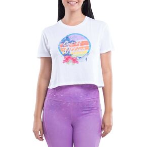 Guy Harvey Women's Short Sleeve Festival Crop T-Shirt
