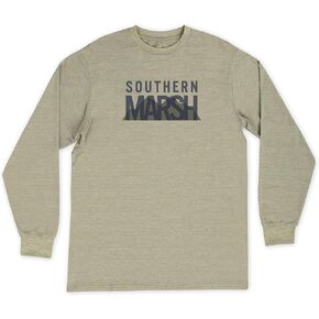 FieldTec Heathered Performance Tee - Marsh Mountains - Long Sleeve