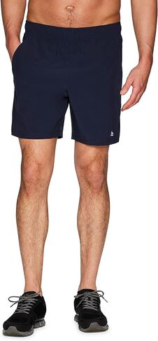 RBX Men's Woven Gym Shorts 7" Quick Drying Running Shorts with Pockets Athletic Fit X-Dri Moisture Wicking Training Shorts in Kuwait