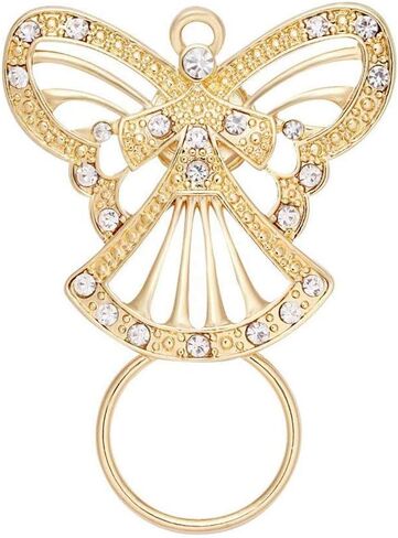 بروش حامل النظارات المغناطيسي القوي من MANZHEN Crystal Guardian Angel للقميص in Kuwait