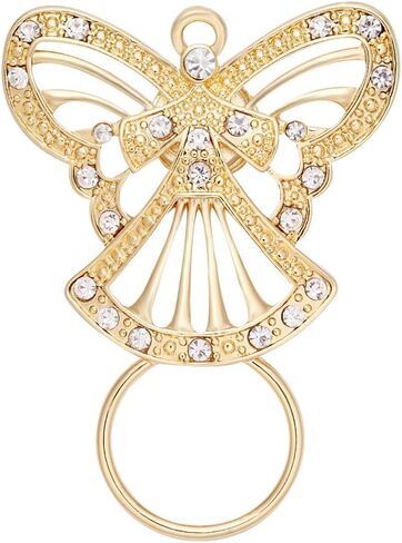 بروش حامل النظارات المغناطيسي القوي من MANZHEN Crystal Guardian Angel للقميص in Kuwait