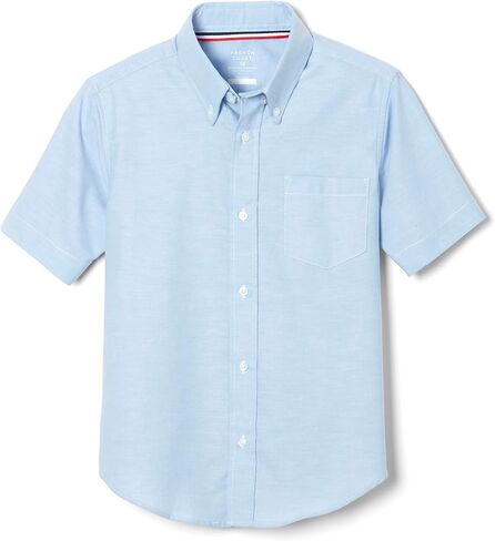 French Toast Men's Expandable Collar Short Sleeve Oxford Dress Shirt in Saudi Arabia