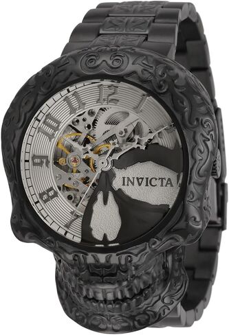 Invicta Men's Artist 50.5mm Stainless Steel Automatic Watch, Silver (Model: 33967) in Saudi Arabia