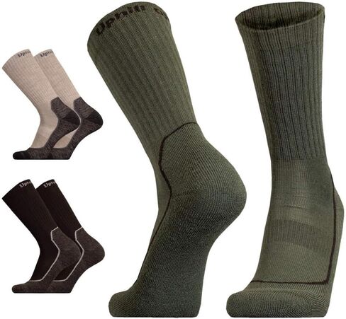 UPHILLSPORT OPS تكتيكي 4 طبقات Drytech M5 مع ميرينو كاكي 6.5-9 عبوة واحدة in Kuwait