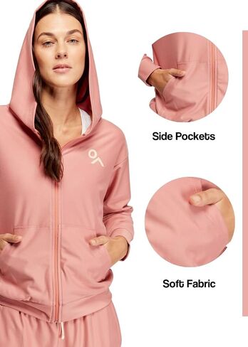 GYMCO SPORT WEAR Women Jacket Aero - Active Women's Athletic Breathable Lightweight Zip Up Running Jacket with Pockets. in Saudi Arabia
