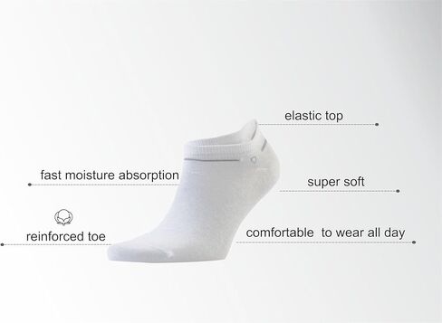 جوارب ALEX YVN رياضية للرجال من القطن بقصة منخفضة، 14 قطعة in Kuwait