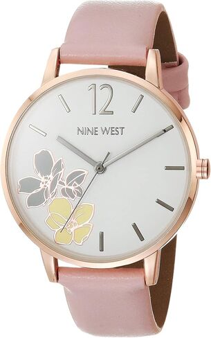Nine West Women's Flower Dial Strap Watch, NW/2552 in Saudi Arabia