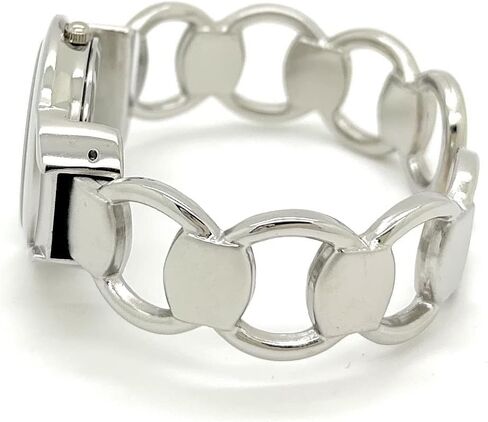 Wincci Ladies Elegant Metal Bangle Cuff Fashion Analog Quartz Watch Mother of Pearl Dial in Kuwait