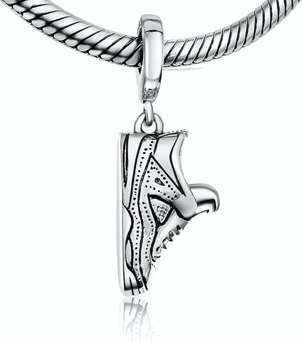 Bolenvi Runner Marathon Sneaker llector 925 erling Silver Pendant Charm Bead For Pandora & Similar Charm Bracelets or Necklaces in Saudi Arabia