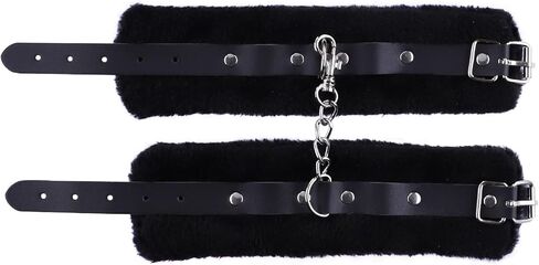 LIU JUN Cotton Rope Bracelet Ankle For Women Men, Adjustable Restraints For Ankles And Wrist With Chain Woven Handmade Hand Red Fluffy Rave Girls Boys Jewelry in Kuwait