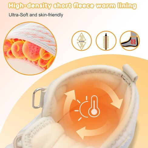 JOINFREE طفل بنين بنات أحذية الشتاء الاطفال في الهواء الطلق الجوارب الدافئة عدم الانزلاق أحذية مشي حذاء من الجلد خفيفة الوزن منزل شبشب منزل in Kuwait