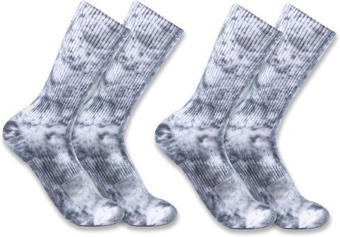 Carhartt Men's Midweight Tie-dye Crew Sock 2 Pack in Saudi Arabia