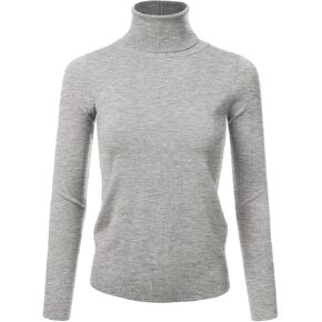 NINEXIS Women's Long Sleeve Turtle Neck Knit Sweater Top with Plus Size in Saudi Arabia