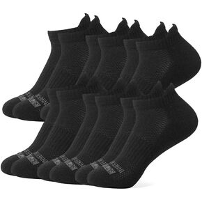 32 DEGREEES Women's 6 Pack Comfort Ankle Socks | Anti-Odor | Cushioned Heel | Arch Support | Active | Casual | Work