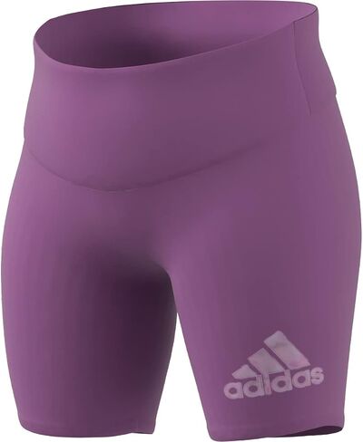 adidas Women's Badge of Sport 2-Tone 3-Stripes Graphic Bike Shorts in Saudi Arabia