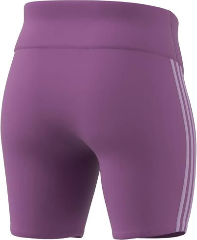 adidas Women's Badge of Sport 2-Tone 3-Stripes Graphic Bike Shorts in Saudi Arabia