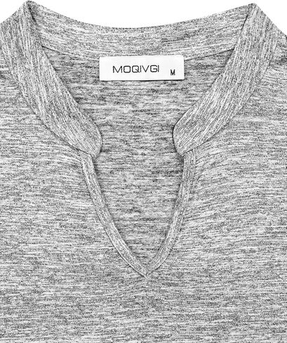 قمصان بولو نسائية طويلة الأكمام من MOQIVGI للتمرينات الرياضية الكاجوال واليوجا والجري in Kuwait