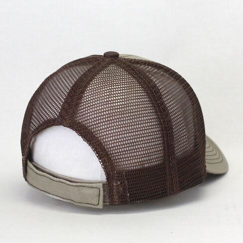 The Vintage Year Plain Two Tone Cotton Twill Mesh Adjustable Trucker Baseball Cap in Kuwait