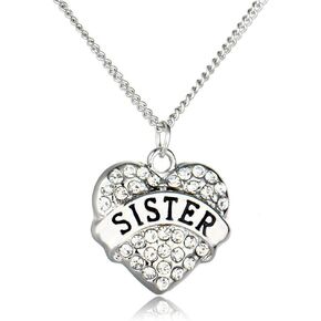 ShiQiao Spl Family Member Pendant Necklace Gifts Heart Pendant Necklace Birthday Christams Gift for Mom Grandma Niece Aunt Daughter Sister in Kuwait