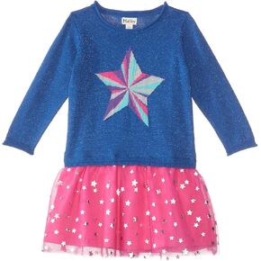 Hatley Girl's Star Power Drop Waist Tulle Dress (Toddler/Little Kids/Big Kids)
