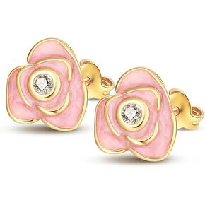 TINSLO Stud Earrings for Women 925 Sterling Silver Stud Earrings Tiny Cute Stud Earrings Hypoallergenic Stud Earrings Jewelry Various Earrings for Women Teen Girls in Kuwait