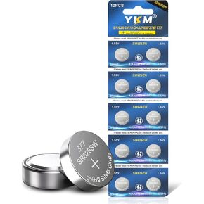 377 SR626SW Watch Battery LR626 377/376 V377 377a AG4 1.55V Silver Oxide Button Batteries 10 Pack