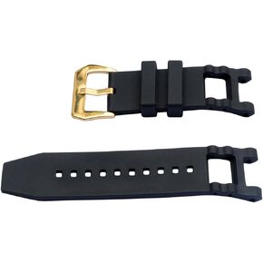 سوار استبدال لساعة Invicta Subaqua Noma III من Vicdason - أسود مطاط سيليكون انفيكتا ساعة in Kuwait