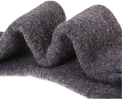 جوارب Yoicy للرجال مكونة من قطعتين من الصوف السميك للغاية وناعمة ودافئة ومريحة للشتاء، متعددة الألوان، مقاس واحد in Kuwait