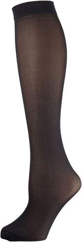 جوارب نسائية غير شفافة قابلة للتمدد من الألياف اللدنة حتى الركبة، عبوة متعددة in Kuwait