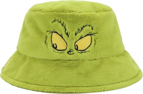 Dr. Seuss The Grinch Faux Fur Bucket Hat Multicolored in Saudi Arabia