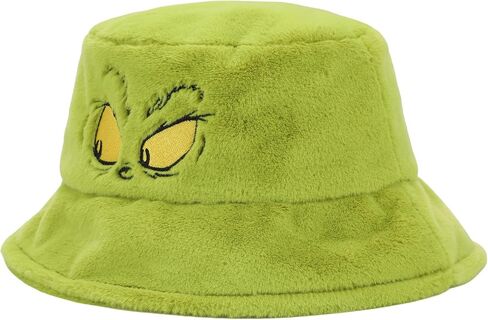 Dr. Seuss The Grinch Faux Fur Bucket Hat Multicolored in Saudi Arabia