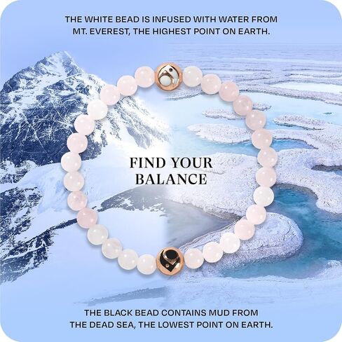 Lokai Gemstone Beaded Bracelet for Women & Men, Stone & Metal Collection - Crystal & Gemstone Jewelry Fashion Bracelet Slides-On for Comfortable Fit in Kuwait