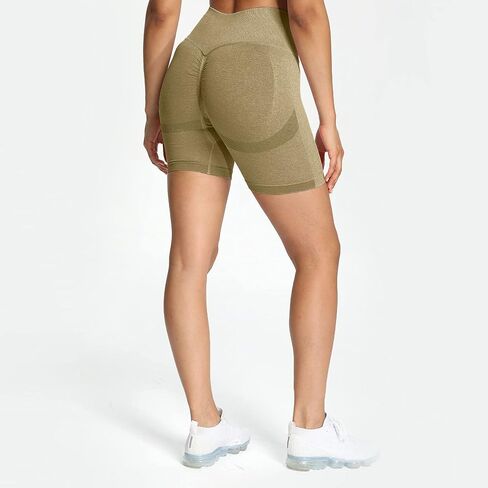 Aoxjox Women's Scrunch Butt Lifting Booty High Waisted Workout Seamless Shorts in Saudi Arabia