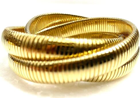 Marshal Metal Fashion Bracelet Omega Stretch Tubogas Bracelet (10mm x3) in Kuwait