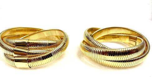 Marshal Metal Fashion Bracelet Omega Stretch Tubogas Bracelet (10mm x3) in Kuwait