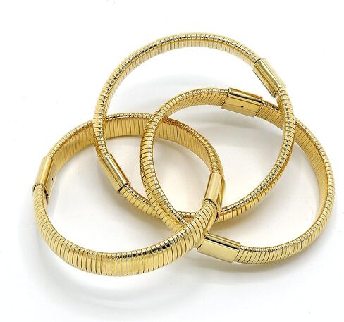 Marshal Metal Fashion Bracelet Omega Stretch Tubogas Bracelet (10mm x3) in Kuwait