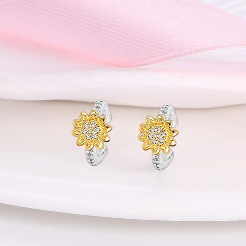 TINSLO Stud Earrings for Women 925 Sterling Silver Stud Earrings Tiny Cute Stud Earrings Hypoallergenic Stud Earrings Jewelry Various Earrings for Women Teen Girls in Saudi Arabia