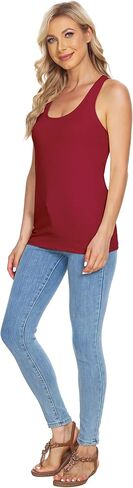 قمصان Pafnny مدمجة بحمالة صدر للتمرين للنساء، قمصان قصيرة من القطن، قمصان لليوجا، عبوتان in Kuwait