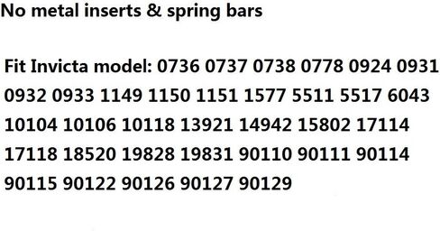 سوار استبدال لساعة Invicta Subaqua Noma III من Vicdason - أسود مطاط سيليكون انفيكتا ساعة in Kuwait