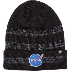 686 Men's NASA Knit Beanie - Winter Head Wear with Space Theme - Acrylic Knit Material - One Size Fits All in Kuwait