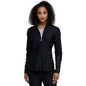 Cherokee Form Women Warm Up Scrubs Jacket Zip Front CK390